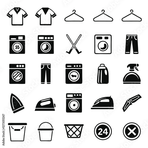 Laundry Process and Equipment Icons