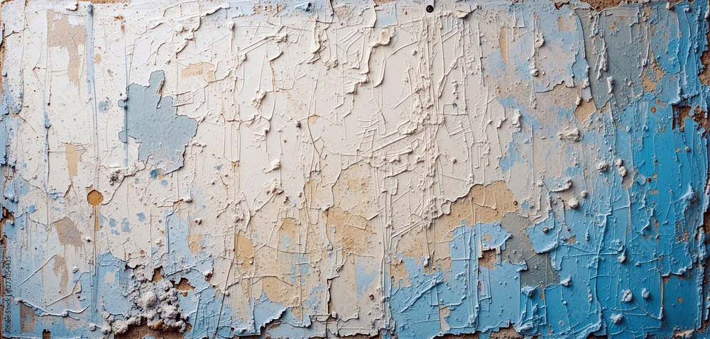 Obraz premium Weathered Paint Texture | Rustic Vintage Surface Background for Design & Art Projects