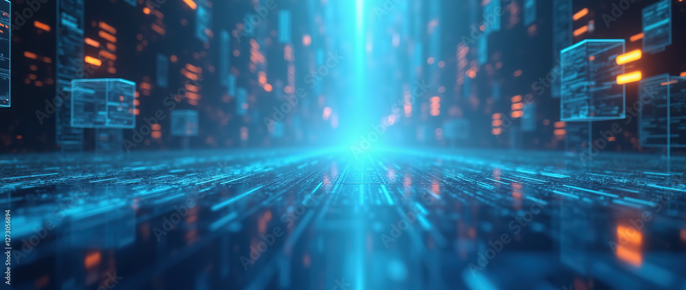 Fototapeta premium city lights in the night