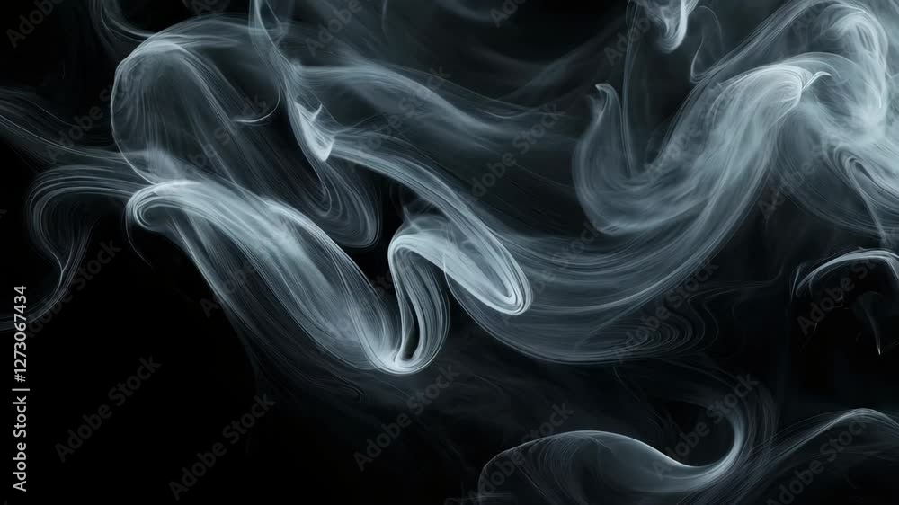 custom made wallpaper toronto digitalBlack abstract background with dark waves, dark gray and white colors, soft light, shadow effect, close-up of undulating curves, smooth lines, sense of depth