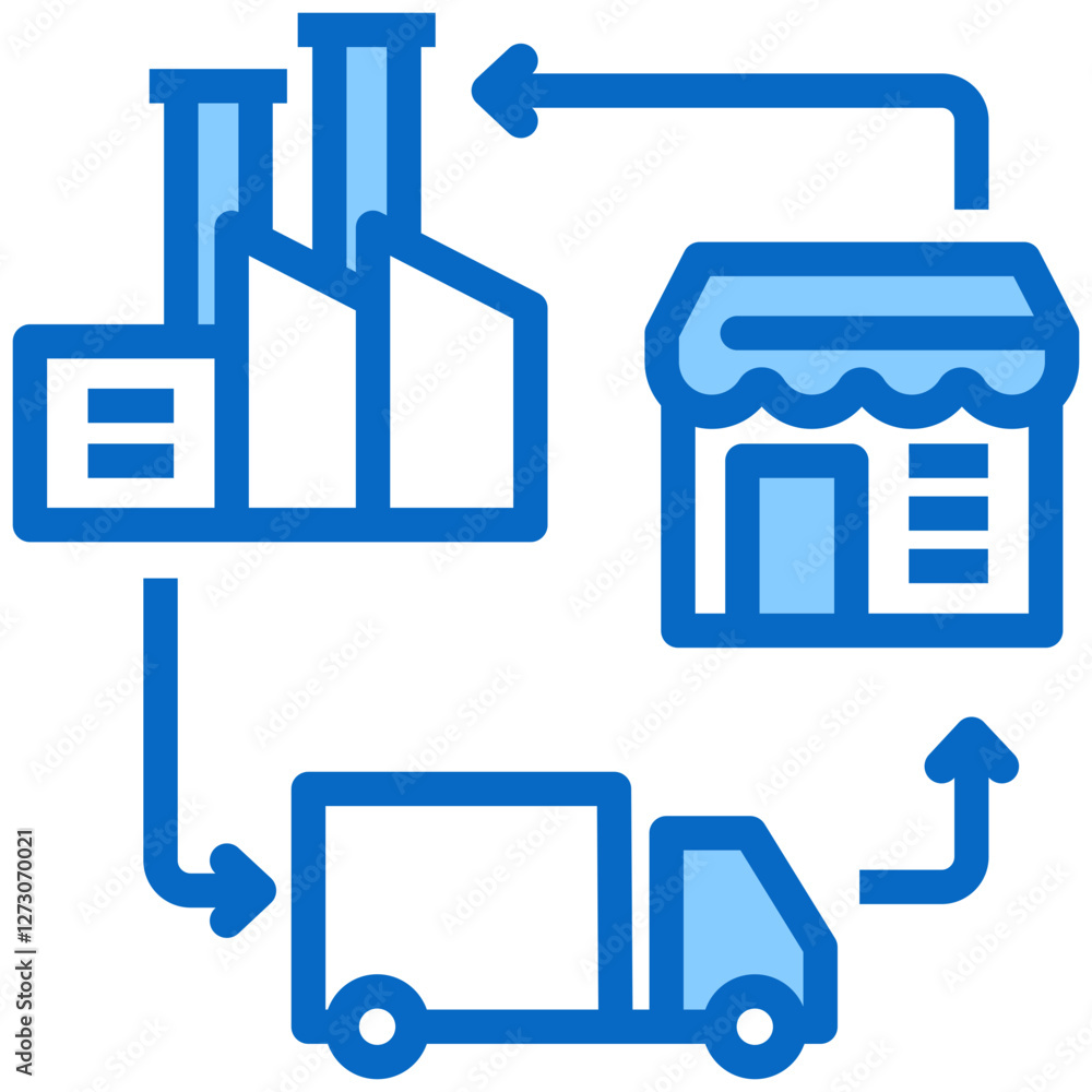 Supply Chain Icon