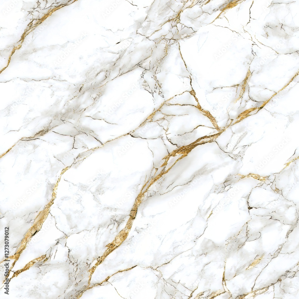 Elegant White and Gold Marble with Subtle Veining and Luxurious Accents Elegant White and Gold Marble with Subtle Veining and Luxurious Accents