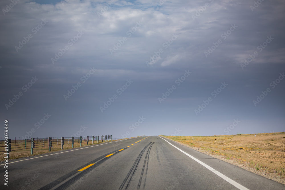 Signs of expressways and national roads in Xinjiang, China Signs of expressways and national roads in Xinjiang, China