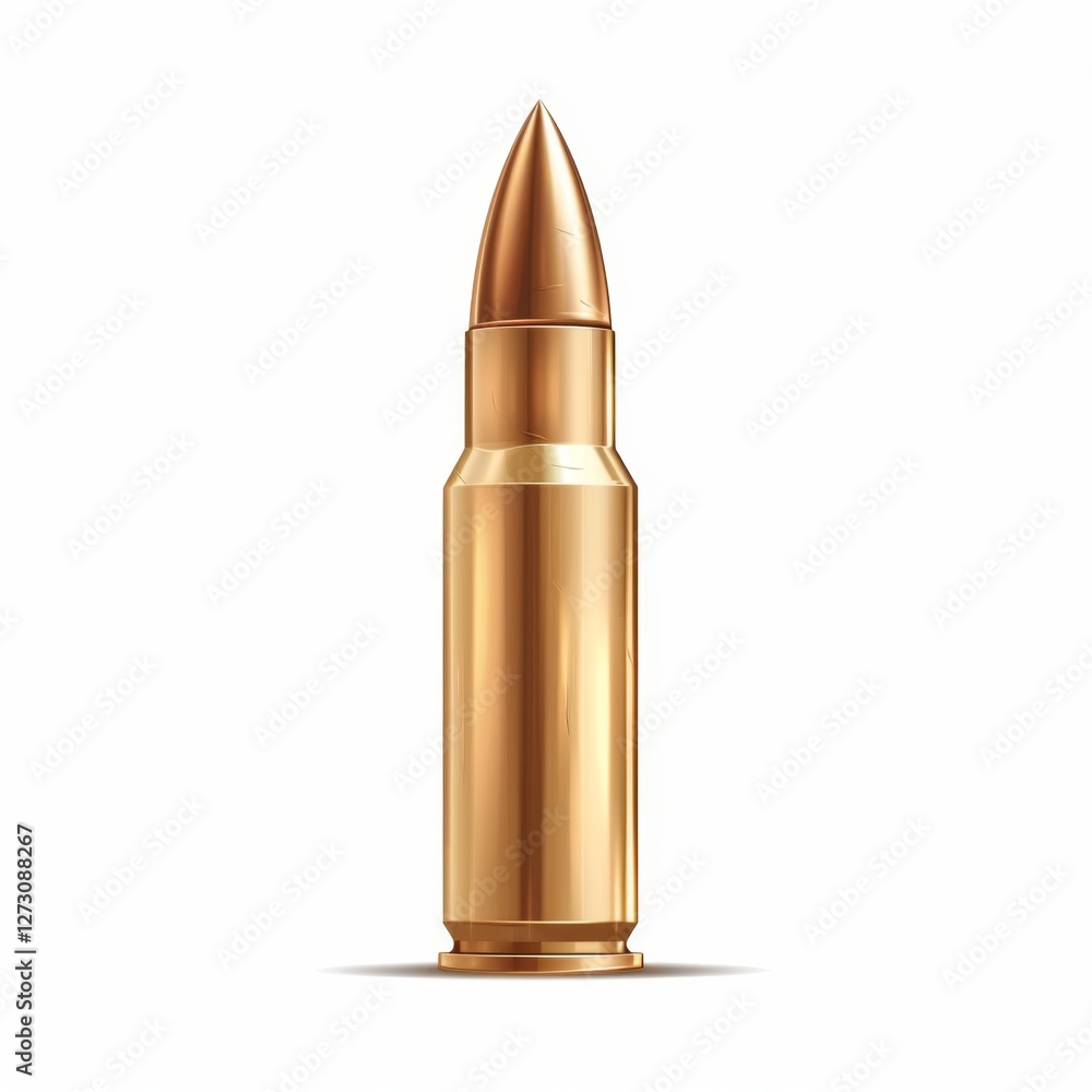 Bullet icon, metal shell symbol, military cartridge, metal gun sleeve, weapon sign, bullets isolated Bullet icon, metal shell symbol, military cartridge, metal gun sleeve, weapon sign, bullets isolated
