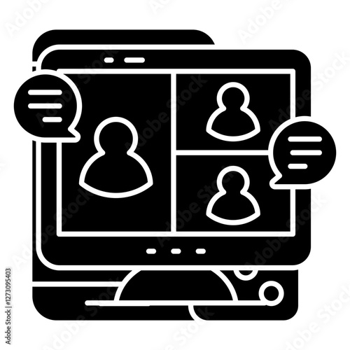 Perfect design icon of webinar