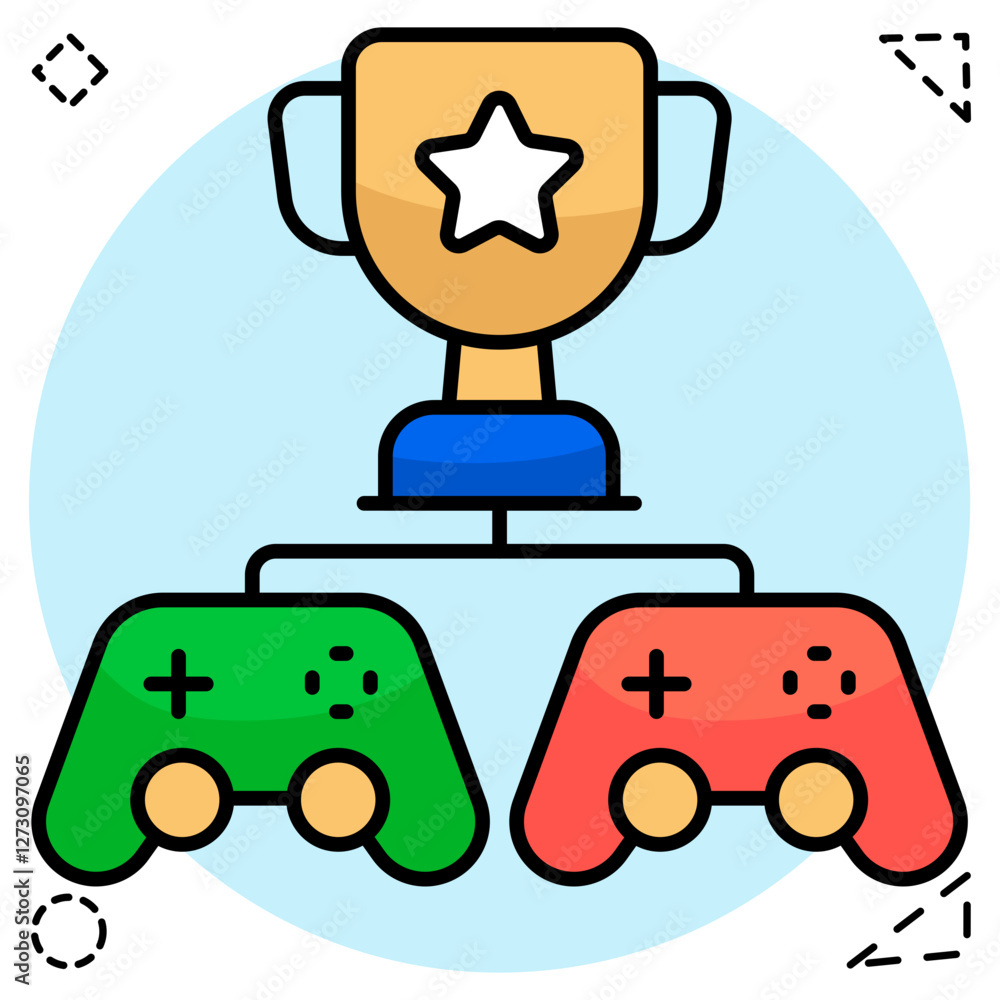 Perfect design icon of game trophy Perfect design icon of game trophy
