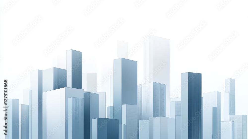 Modern city skyline, urban landscape, architectural design, background, website banner Modern city skyline, urban landscape, architectural design, background, website banner