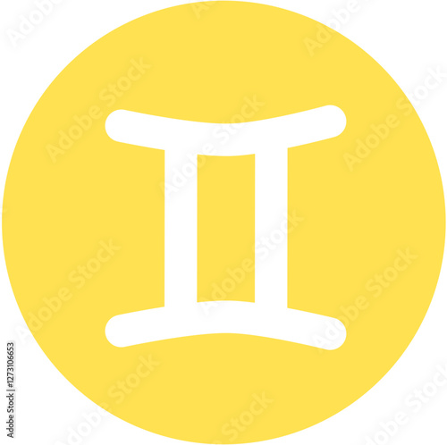 Gemini zodiac sign symbol