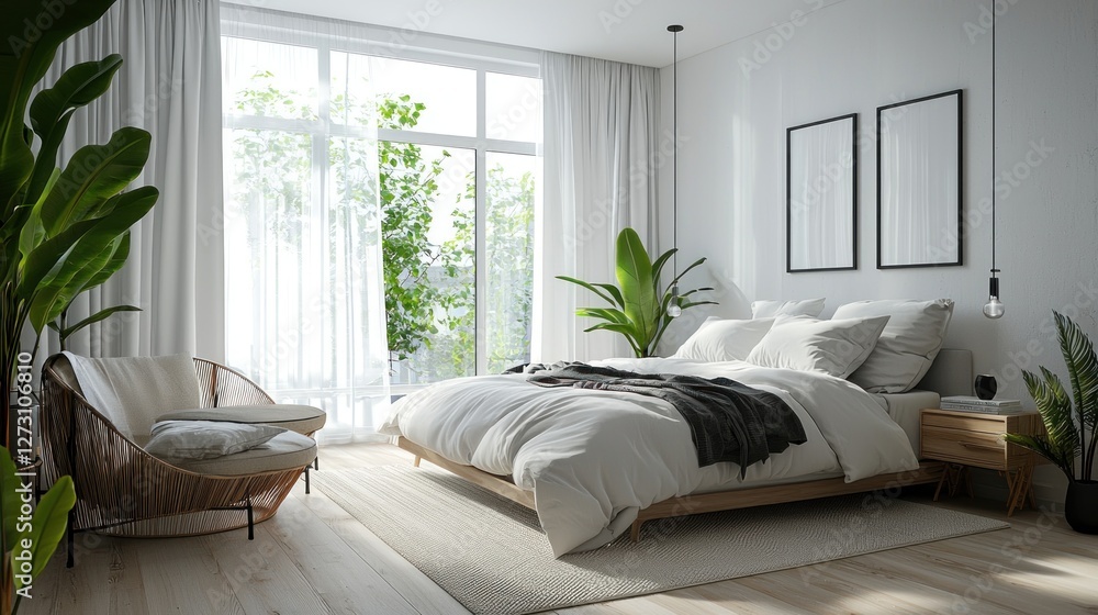 Serene Minimalist Bedroom Design: Modern Comfort and Tranquility Serene Minimalist Bedroom Design: Modern Comfort and Tranquility