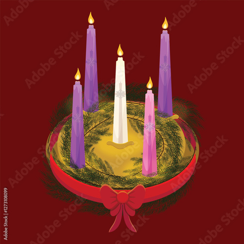 Advent candles