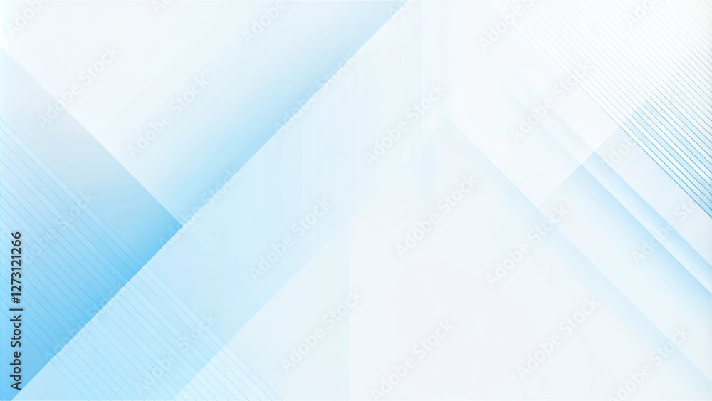 Obraz premium Abstract Sky Blue Geometric TextureBackground for PowerPoint