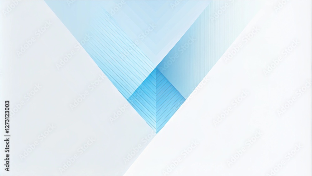Abstract Sky Blue Geometric TextureBackground for PowerPoint