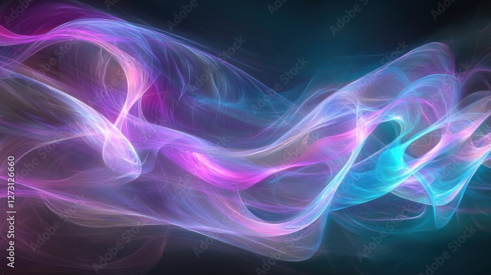 Abstract Swirling Nebula: A Symphony of Light and Color Abstract Swirling Nebula: A Symphony of Light and Color