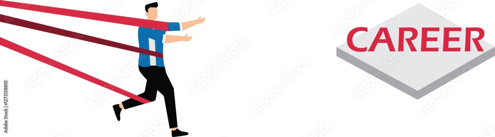Business difficulty or struggle with career obstacle Business difficulty or struggle with career obstacle