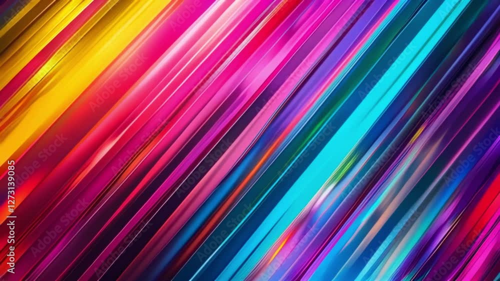 Vibrant Abstract Light Streaks, Colorful Digital Art Vibrant Abstract Light Streaks, Colorful Digital Art