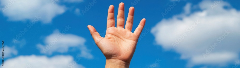 Reaching out to the sky a hand against a blue sky nature photography outdoor serenity uplifting perspective Reaching out to the sky a hand against a blue sky nature photography outdoor serenity uplifting perspective