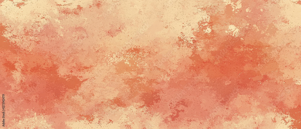 Fototapeta premium Abstract peach and beige textured background