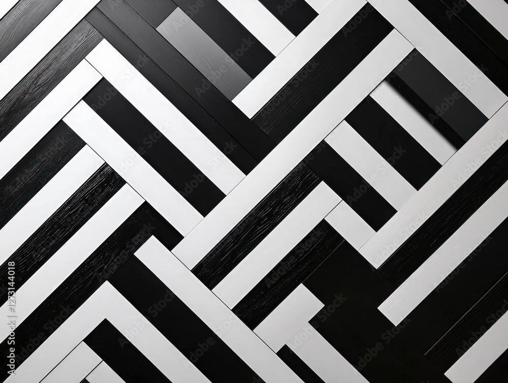 Abstract Geometric Pattern of Intersecting Black and White Lines in Contemporary Design Abstract Geometric Pattern of Intersecting Black and White Lines in Contemporary Design
