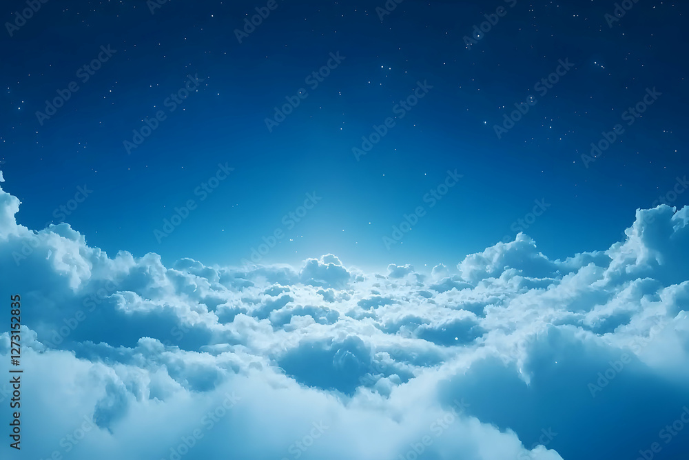 Night sky clouds from above, peaceful view, possible for wallpaper or background image use Night sky clouds from above, peaceful view, possible for wallpaper or background image use