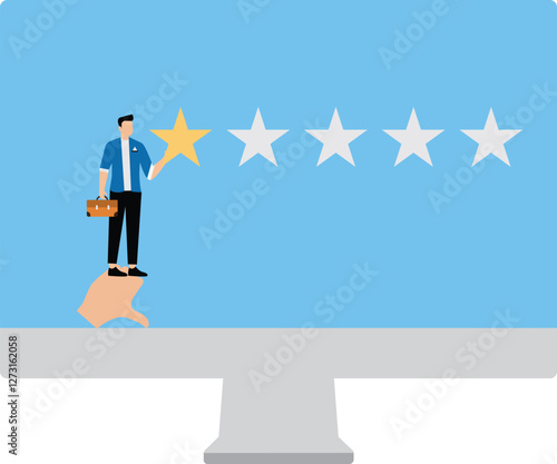 Disappointment rating or complaint concept
