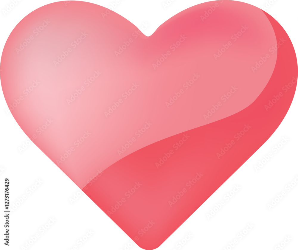 Beautiful hearts on a transparent background Beautiful hearts on a transparent background