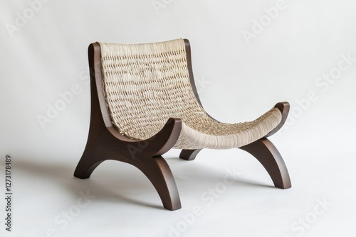 Modern Woven Wood Chair - Exquisite Design photo