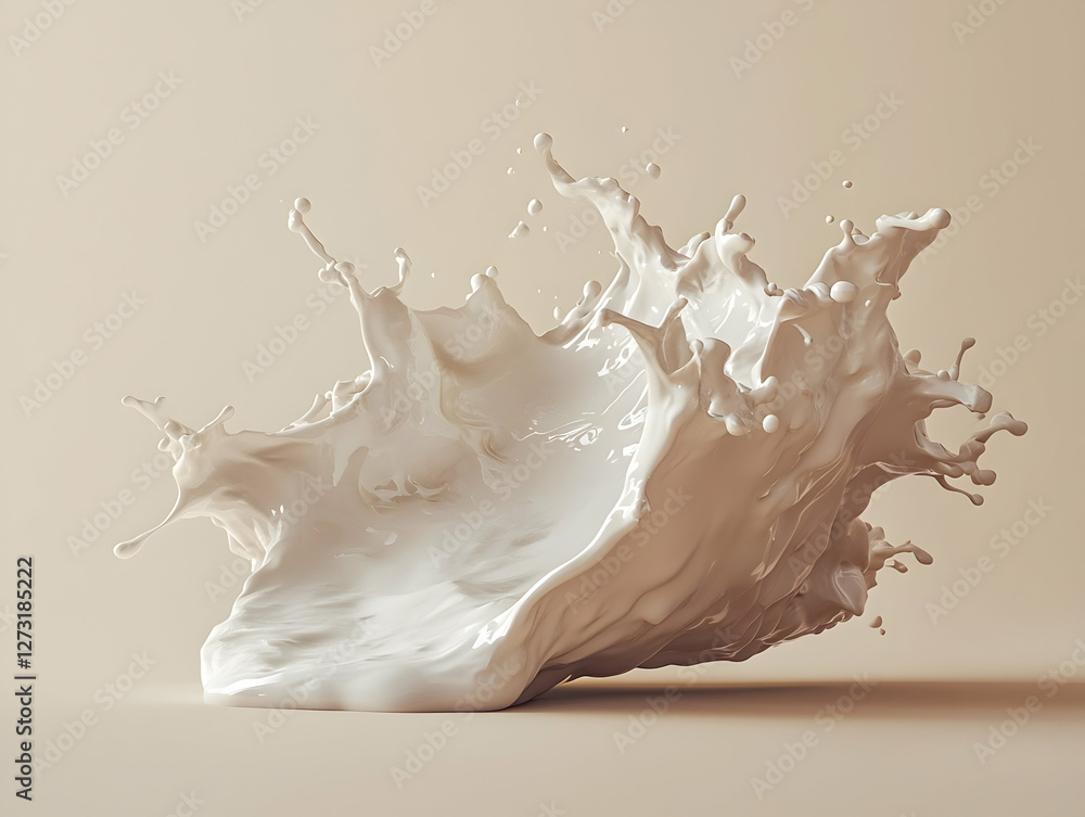 Milk splash, studio shot, abstract art, food design, use for packaging design Milk splash, studio shot, abstract art, food design, use for packaging design