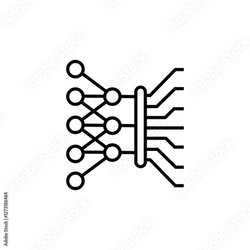 deep learning artificial intellgence icon