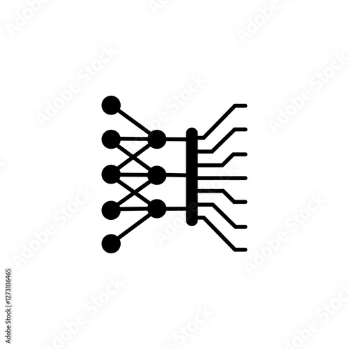 deep learning artificial intellgence icon