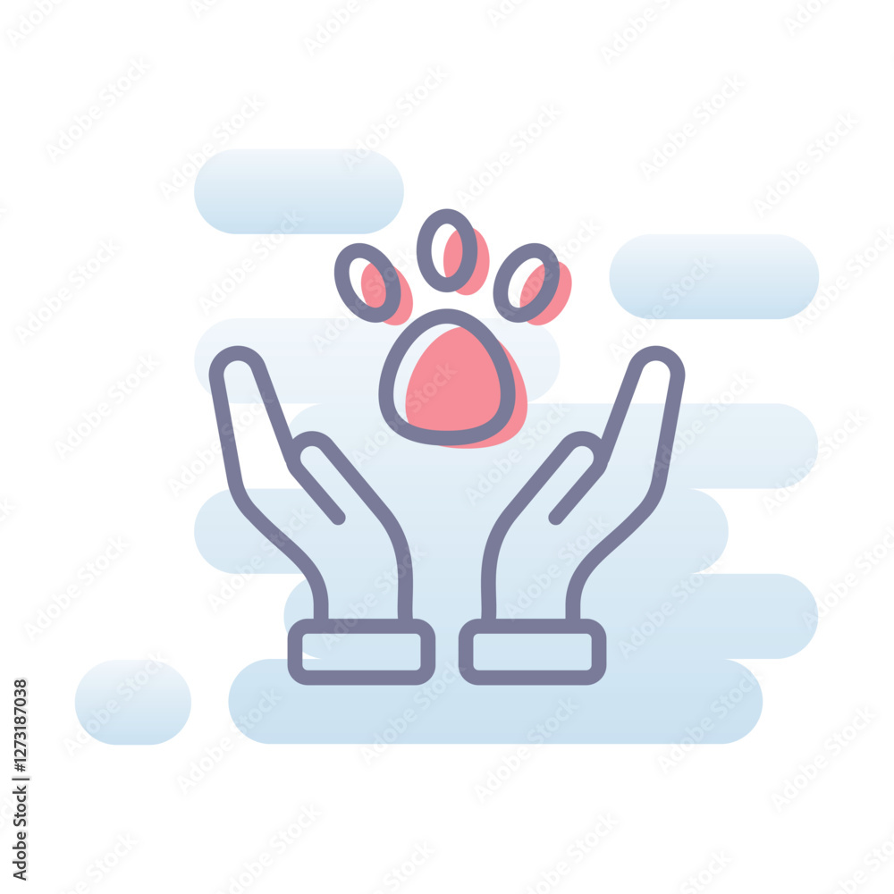 Animal Welfare vector icon Animal Welfare vector icon