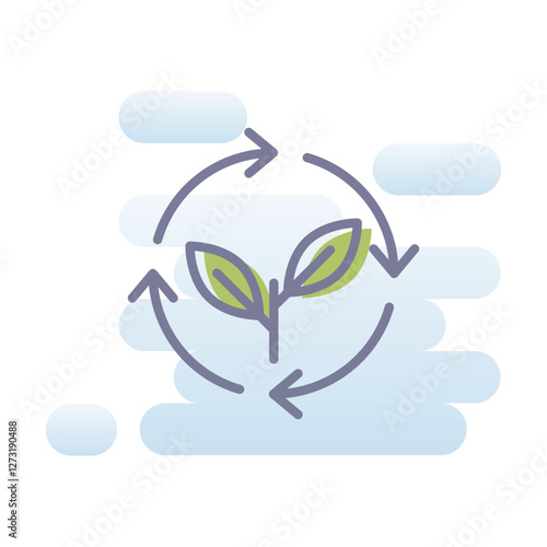 Recycling Day vector icon