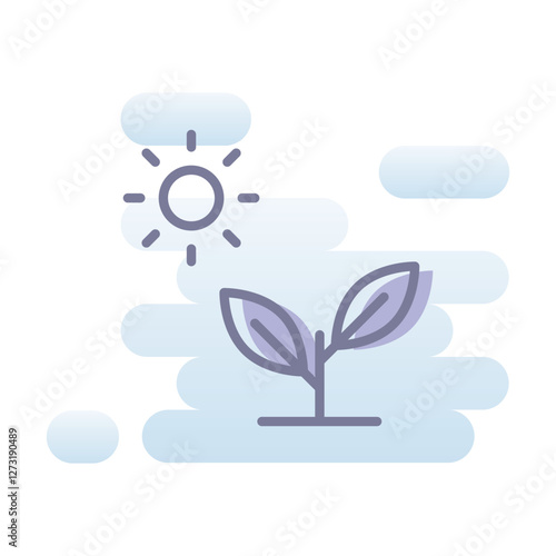 Photosynthesis vector icon