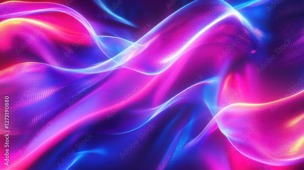 neon wave background , from blue to purple series neon wave background , from blue to purple series