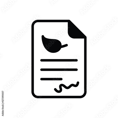 Eco Agreement vector icon