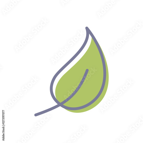 Eco Leaf vector icon