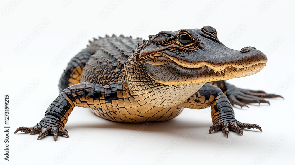 Obraz premium Crocodile encounter wildlife sanctuary animal photography natural habitat close-up view reptilian behavior