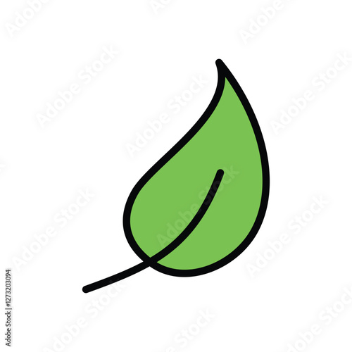 Eco Leaf vector icon