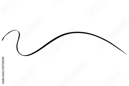 手描きの文字の下の線　アンダーラインセット　ベクター