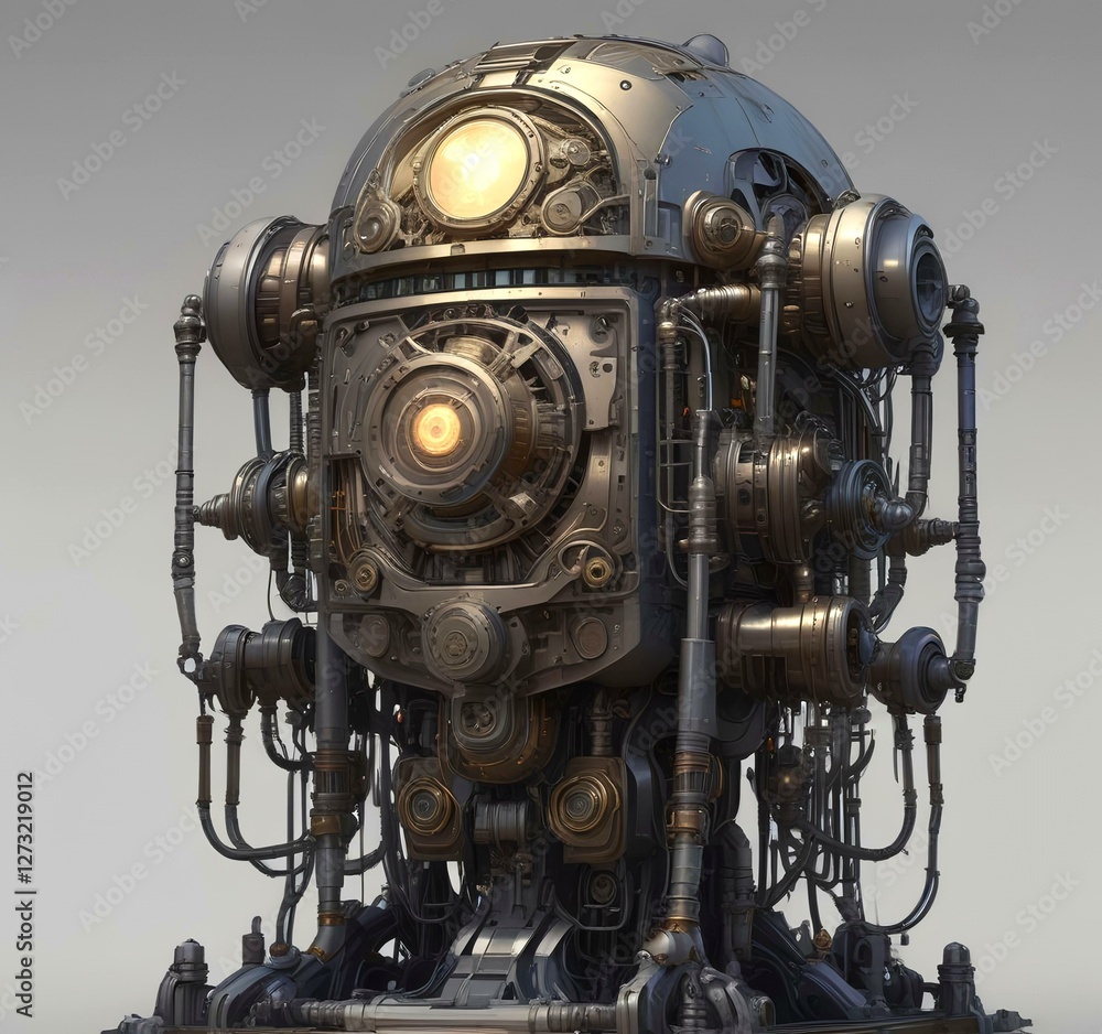 Fototapeta premium Illustration of techno background.