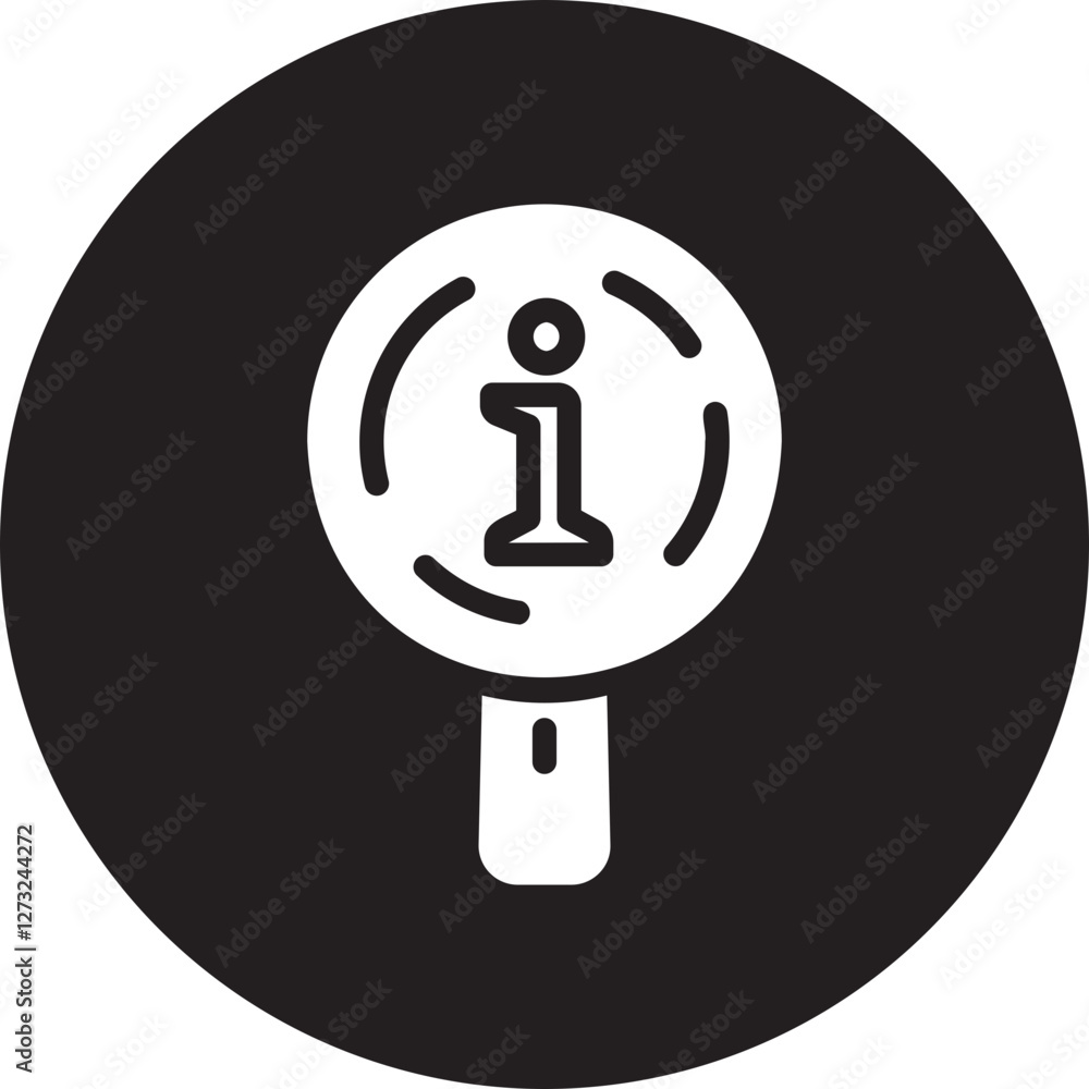 Magnifying  glyph icon