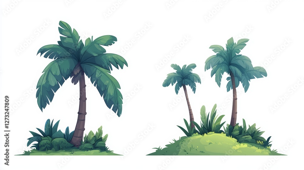 Obraz premium palm tree isolated