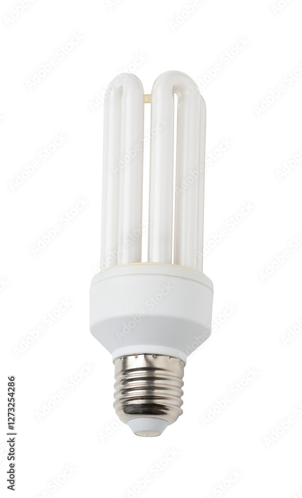 Energy saving lamp isolated on transparent background Energy saving lamp isolated on transparent background