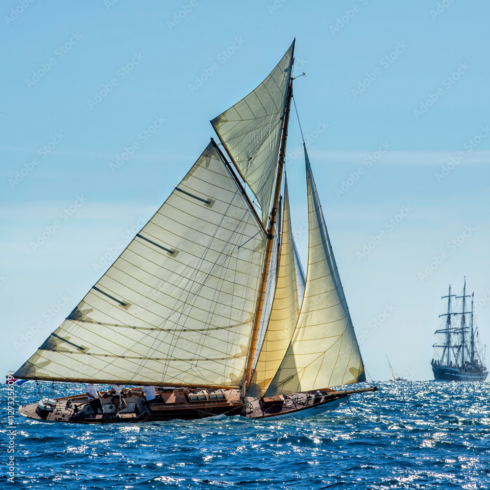 Sailing yachts regatta. Yachting. Sailing race
Sailing yachts regatta. Yachting. Sailing race