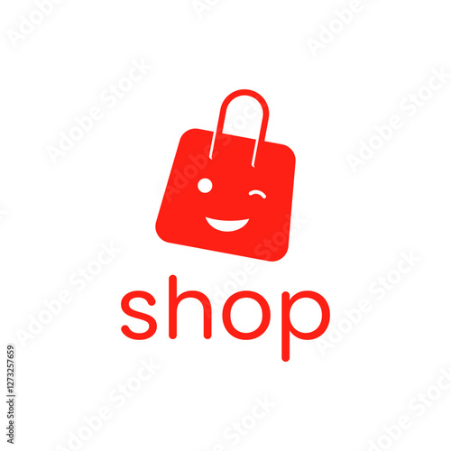 Smile bag logo for ecommerce industry