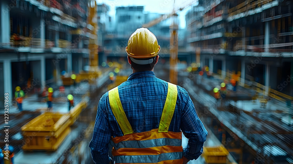 Construction Worker Safety Illustration Construction Worker Safety Illustration