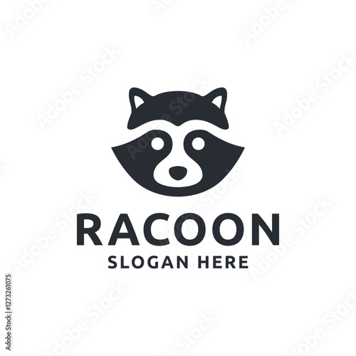 Raccoon logo for animal care industry