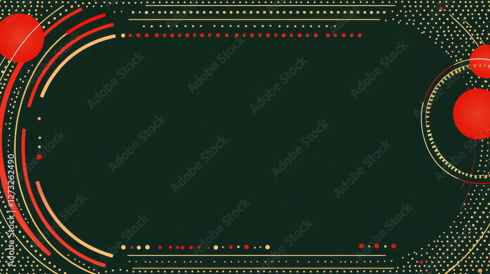 Abstract background with red and gold elements Abstract background with red and gold elements