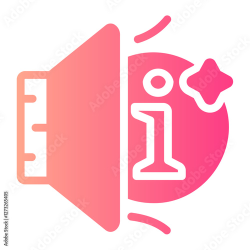 audio gradient icon