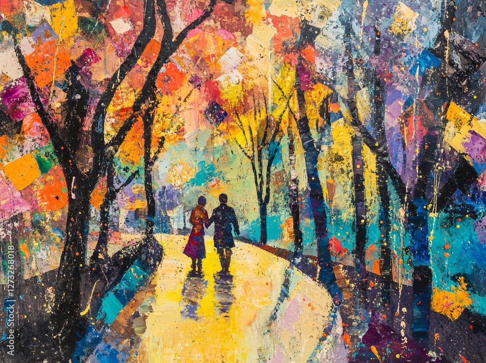 Obraz premium autumn in the park