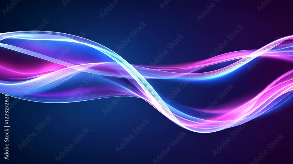 Dynamic Abstract Waves in Blue, Pink, and Purple Light Vibrant Background of Energy and Movement Dynamic Abstract Waves in Blue, Pink, and Purple Light Vibrant Background of Energy and Movement
